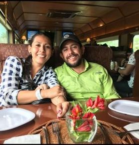 Brenda Rivera y Edward Leal Franco