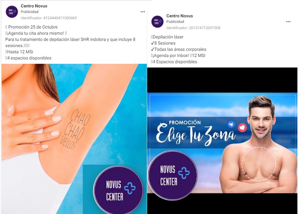 Promociones de Clínica Novus Center