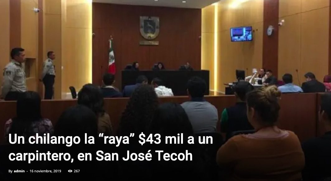 Ronny la sigue rayando Publicación del Grillo de Yucatán.