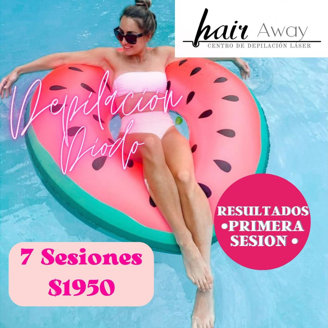 Anuncio HairAway Clínica Depilación