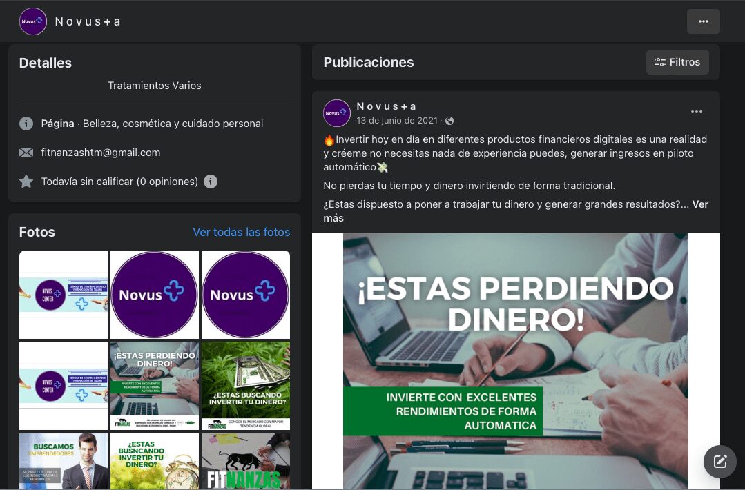 Novus+A uno de los negocios vinculados con las clínicas de depilación y perdida de peso, te ofrece asesoría financiera.
